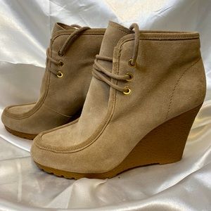 Michael Kors Rory Bootie Suede Wedge